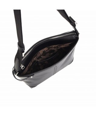 ACE BAGS & LUGGAGE ultima TOKYO バート ショルダーバッグ レザー ヨコ型 70112 ウルティマトーキョー ブラック