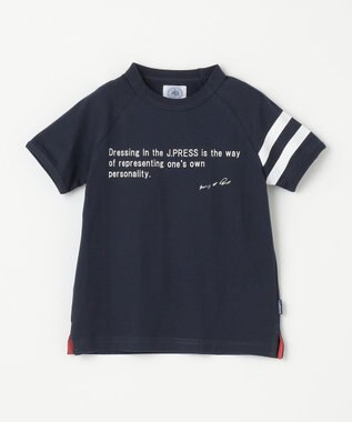 J.PRESS KIDS 【110-130cm】ラグランＴシャツ ネイビー系