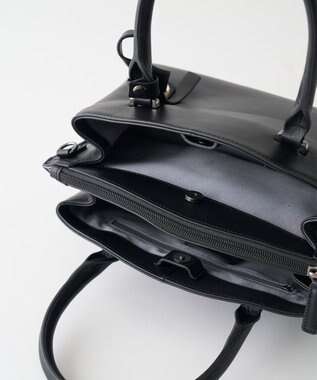 MIYABIYA 本革 牛革 ソフトレザー2WAYフォーマルバッグ ブラック