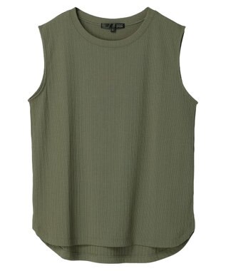 Green Parks ・ＳＵＧＡＲ　ＳＰＯＯＮ　冷感リブノースリーブ Khaki