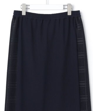 ICB レースコンビジャージー ナロースカート ネイビー