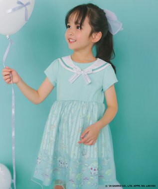  【シナモロール×ANY KIDS】2WAY セーラーカラーワンピース