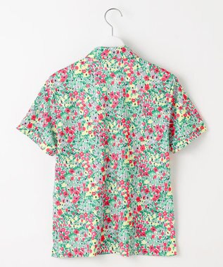 23区GOLF 【WOMEN】総柄フラワープリント ポロシャツ グリーン系5