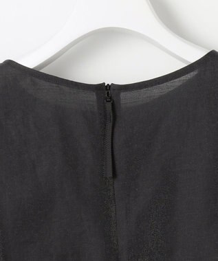 自由区 ブライトシアーシャンブレー ブラウス ブラック