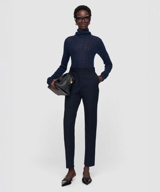 JOSEPH 【FOUNDATIONS】ギャバジンストレッチ スリムフィットトラウザーズ Navy