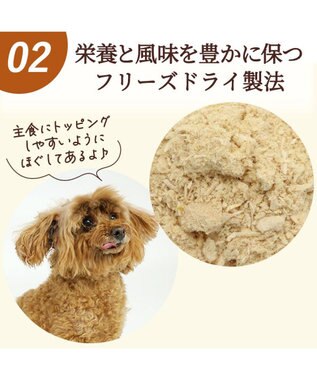 PET PARADISE フリーズドライ 鶏むね肉ほぐし 大袋 55g 国産 -