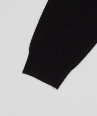 WEGO アクセ付きワンポイントニットプルオーバー（LS） ブラック