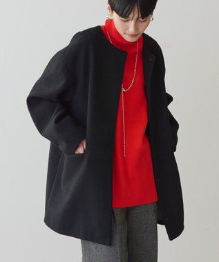 AMERICAN HOLIC リサイクル中空糸ノーカラーコート Black