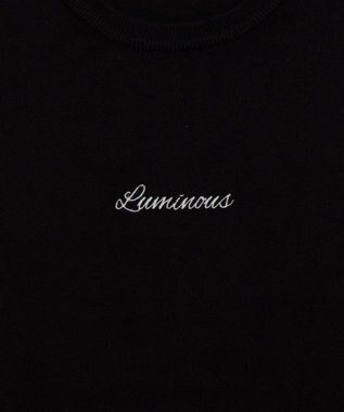 WEGO アクセ付きワンポイントニットプルオーバー（LS） ブラック