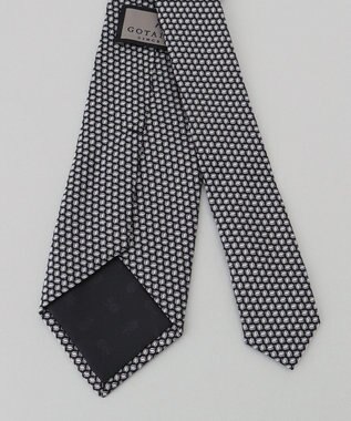 GOTAIRIKU 【日本製】西陣ネクタイ_ブラック×シルバー系 ブラック系8