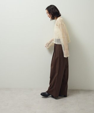 Green Parks ・ＳＵＧＡＲ　ＳＰＯＯＮ　２ｗａｙフラワーメッシュカーデ Ivory