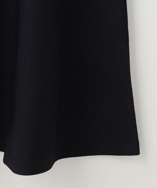 #Newans 【セレモニーにも】フレアニットワンピース ネイビー