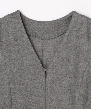 ANY 【2WAY/セットアップ可】ライトツイードジャンパースカート グレー