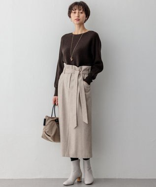 23区 【Oggi10月号掲載】ツインフープ トップ ネックレス ゴールド系