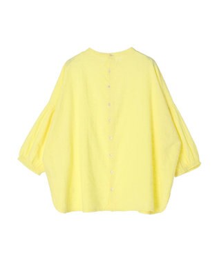 Green Parks Ｉ　ＳＥＴ２点　刺繍７分袖ブラウス＋タンクトップ Yellow