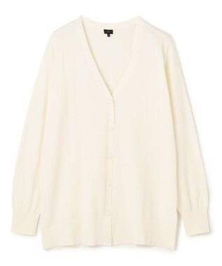 JOSEPH 【洗える】フィールコットン　カーディガン Ivory
