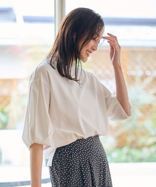 ANY タックスリーブカットソー オフ