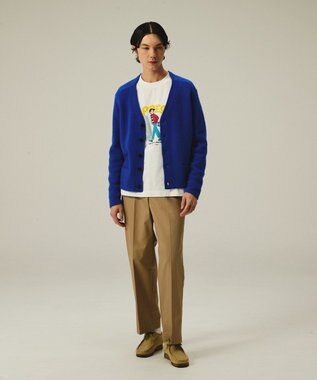 J.PRESS MEN 【J.PRESS ORIGINALS】【UNISEX】Shaggy Saddle Cardigan Sweater ブルー系