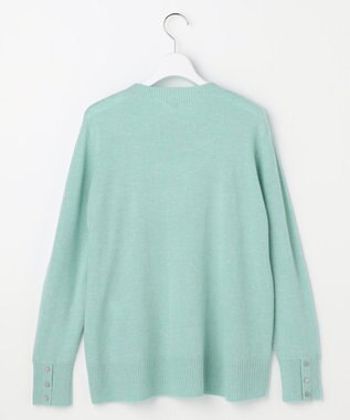 J.PRESS LADIES CASHMERE BLEND クルーネック ニット ミントグリーン系