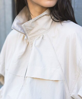 CRAFT STANDARD BOUTIQUE ギャザーヘムブルゾン Light Beige