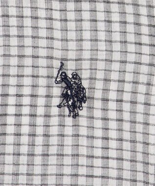 WEGO U.S. POLO ASSN.別注 フレンチスリーブシャツ ホワイト