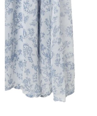 earth music&ecology ノースリ花柄ワンピース Blue