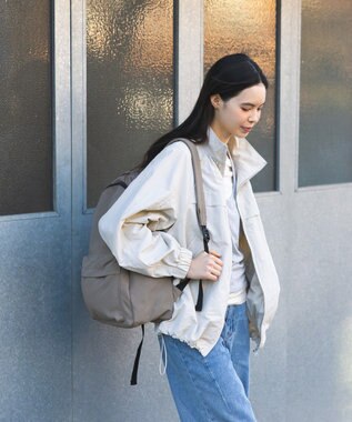 CRAFT STANDARD BOUTIQUE ギャザーヘムブルゾン Light Beige