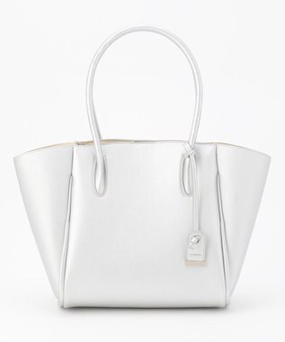 J.PRESS LADIES 【3点セット・A4サイズ収納可】クラシック マトリョーシカ トートバッグ シルバー系