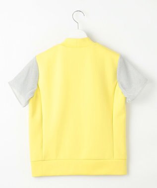 23区GOLF 【WOMEN】シアーラメ袖デザイン ライトダンボールモックネック イエロー系