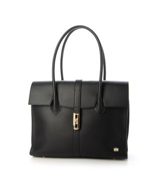 LA BAGAGERIE 【ドラマ衣装提供商品】フラップA4トートバッグ ブラック