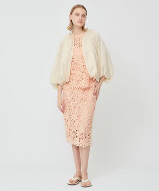BEIGE， NARCISSUS / レースブラウス Peach