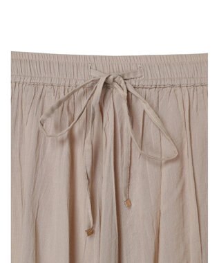 CRAFT STANDARD BOUTIQUE コットンボイルギャザースカート Gray Beige