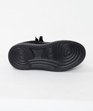 WEGO 厚底ワイドシューレーススニーカー ブラック