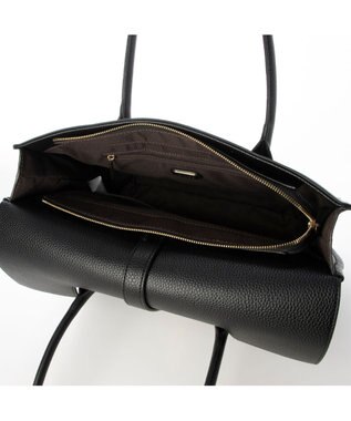 LA BAGAGERIE 【ドラマ衣装提供商品】フラップA4トートバッグ ブラック