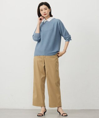 J.PRESS LADIES LINKS LINKS ニット ブルー系