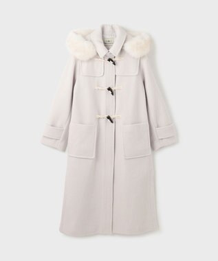 GRACE CONTINENTAL ウールカルゼダッフルコート キナリ