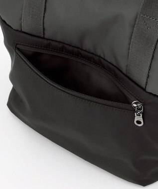 Y'SACCS ドローストリング コンビカラー2WAYトート ダークグレー