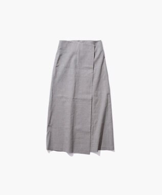 ATON KYOTO TSURIZOME LINEN | ラップスカート GRAY