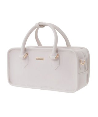 Maison de FLEUR ピンクマニアスクエア2Wayトートバッグ Pink