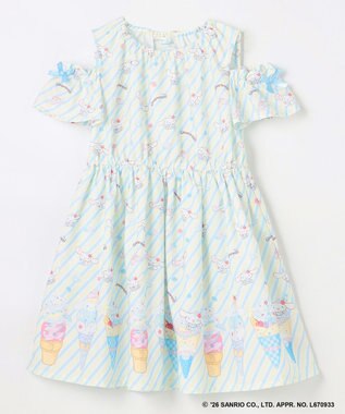 ANY KIDS 【サンリオキャラクターズ×ANY KIDS】2WAY ファンシーワンピース シナモロール×サックスブルー