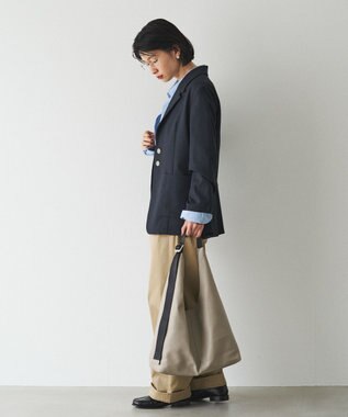 russet レザーホーボーバッグ L(CE-1654) GrayBeige