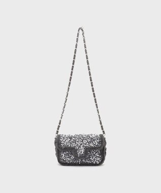 GRACE CONTINENTAL Caterina bertiniスクエアスパンバッグ シルバー