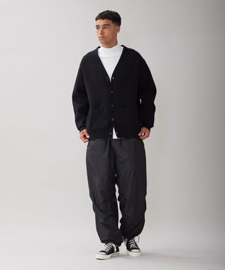 UNFILO MENS コットン モックネックTEE [23年秋冬商品] シロ