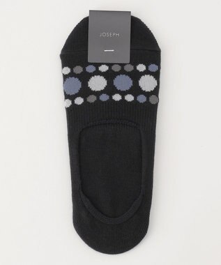 JOSEPH HOMME ポルカドットカバー　フットカバー ブラック系