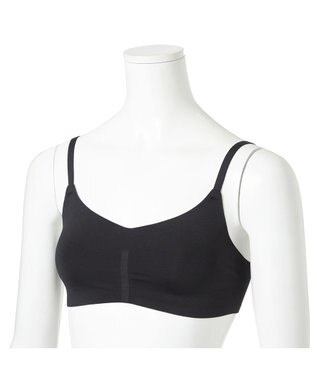 Chacott バッククロスブラトップ（ホットメルト） ブラック