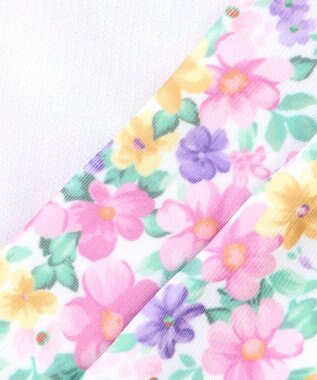 ANY KIDS 小花柄 セパレート水着 エクリュ