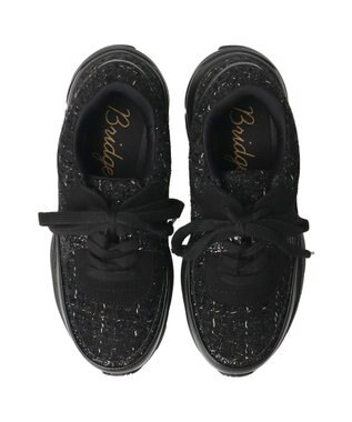 Bridget Birkin 【Bridget Birkin】異素材コンビスニーカー ブラック