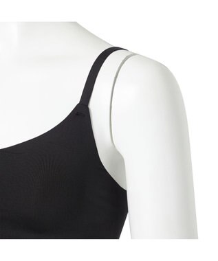 Chacott バッククロスブラトップ（ホットメルト） ブラック