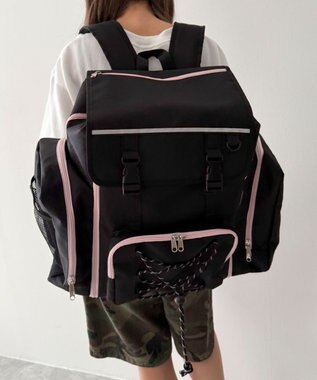 WEGO BIGポケット拡張バックパック 柄1