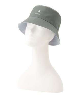 MOONBAT FURLA(フルラ)リバーシブルバケットハット 帽子 無地 UVカット 手洗い可能 グレー